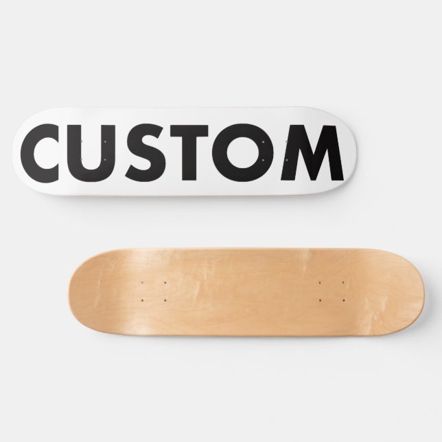 Custom Personalised Skateboard Deck 8" (20.32 cm) (Horz)