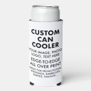 Custom Personalised Slim Can Cooler Sleeve Blank