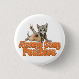 Custom Personalised Sloth Peace Hippie 3 Cm Round Badge