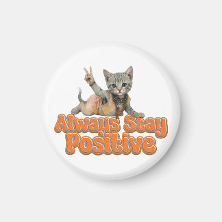 Custom Personalised Sloth Peace Hippie Magnet