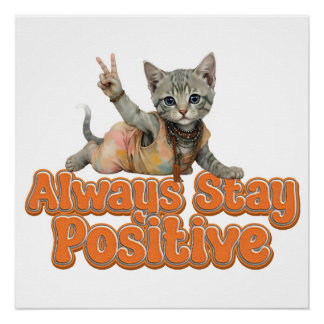 Custom Personalised Sloth Peace Hippie Poster