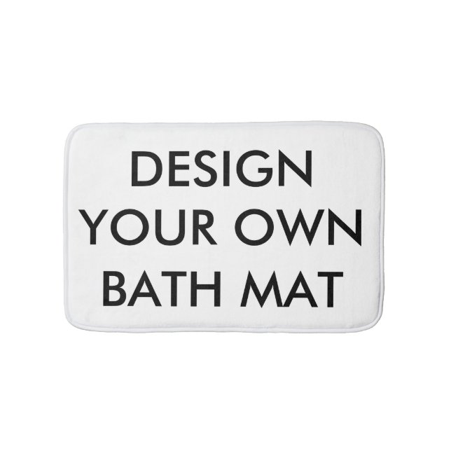 Custom Personalised Small 16"x24" Shower Bath Mat (Front)