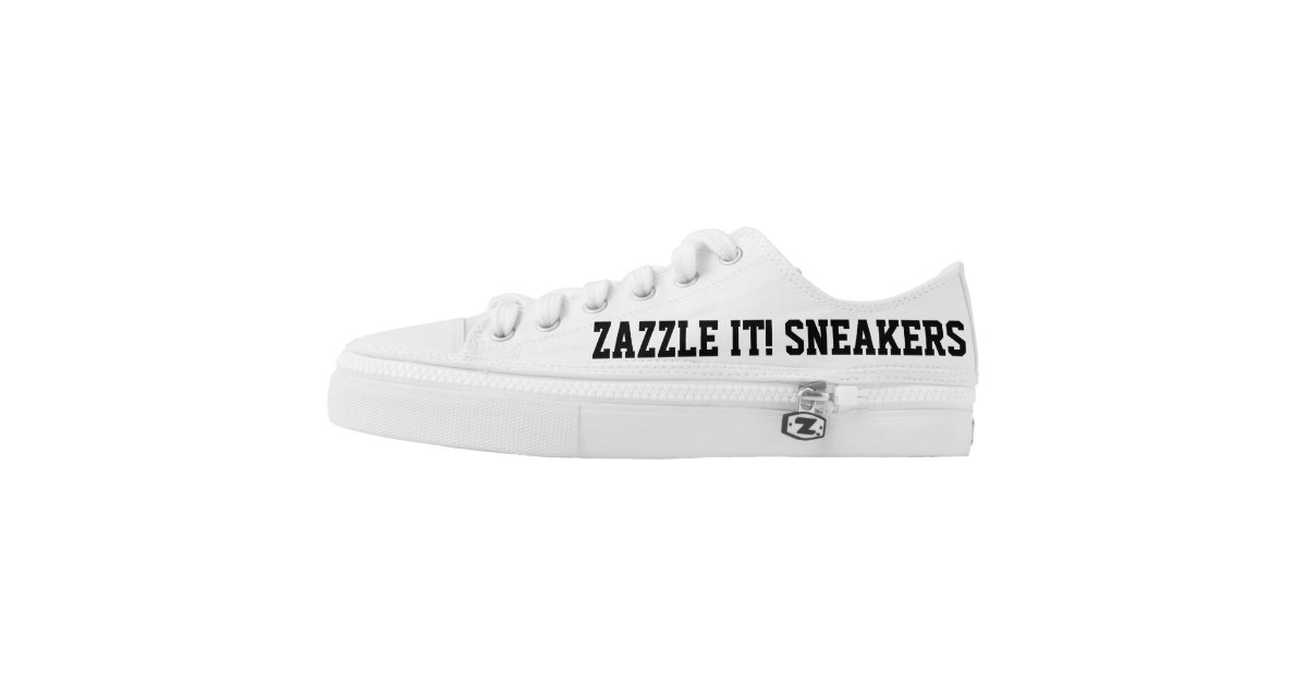 Custom Personalised Sneakers Shoes Blank Template Zazzle Co Uk