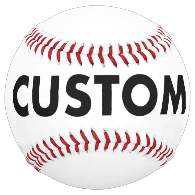 Custom Personalised Softball Regulation Size (Front)