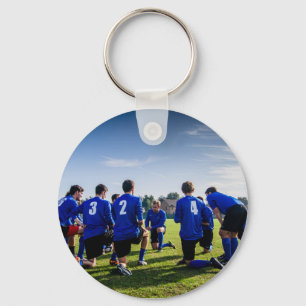 Custom Personalised Sport Team Photo Key Ring