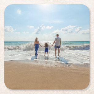 Custom Personalised  Square Paper Coaster