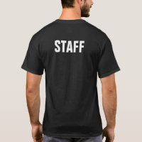 Custom Personalised Staff T-Shirt