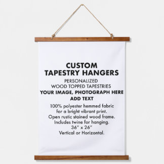 Custom Personalised TAPESTRY HANGER 26"x36"