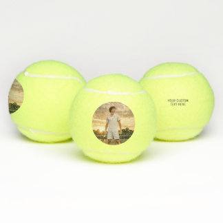 Custom Personalised Tennis Player Photo Balls