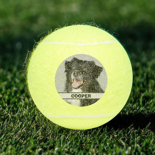 Custom Personalised Tennis Player Photo Pet Dog Tennis Balls