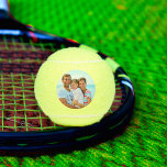 Custom Personalised Tennis Player Photo Tennis Balls<br><div class="desc">Fun novelty gift for your favourite tennis ace. Single or doubles players will love this photo tennis ball. Perfect for out on the court or as a display in your office. Add your favourite photo of your family,  pet,  business or person.</div>