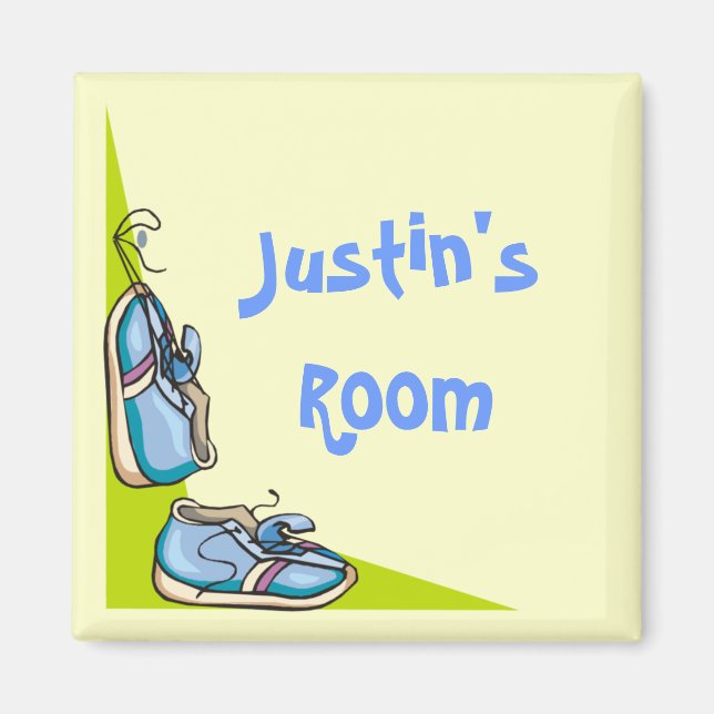 Custom Personalised Tennis Shoe Magnets (Front)