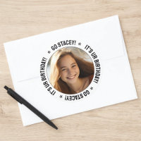 Custom Personalised Text Message and Photo White