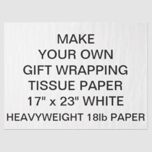 Custom Personalised Thick Tissue Wrapping Paper