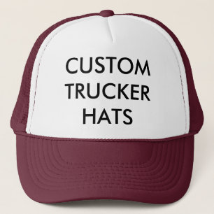 Custom Personalised TRUCKER HAT Blank Template