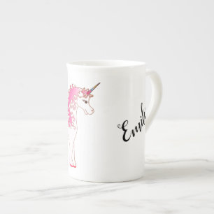 Custom Personalised Unicorn Bone China Mug