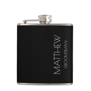 Custom / Personalised Wedding Party Gift Hip Flask