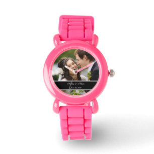 Custom Personalised Wedding Photo Keepsake Watch