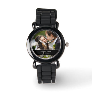 Custom Personalised Wedding Photo Keepsake Watch