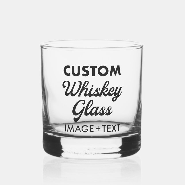 Custom Personalised Whiskey Glass 12oz (Front)