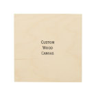 Custom Personalised Wood Wall Art Photo Canvas