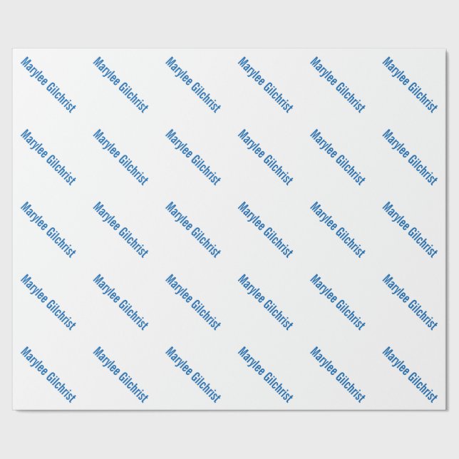 Custom Personalised Wrapping Paper (Seam)