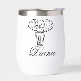 Custom Personalised Your Name  Elephant