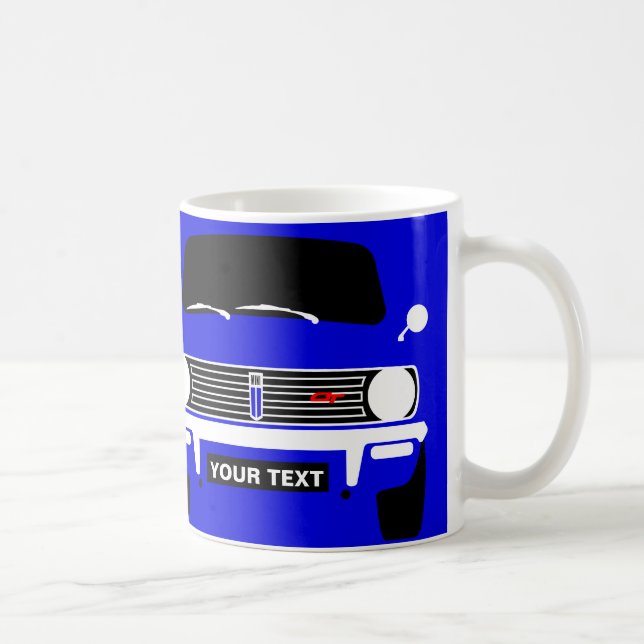 CUSTOM PERSONALIZE CLASSIC RETRO MINI CLUBMAN COFFEE MUG (Right)