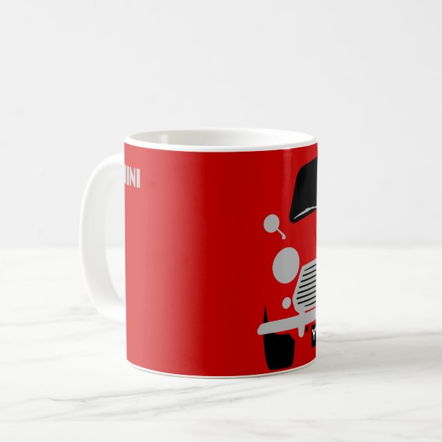 custom personalize mini car Mug (Front Left)