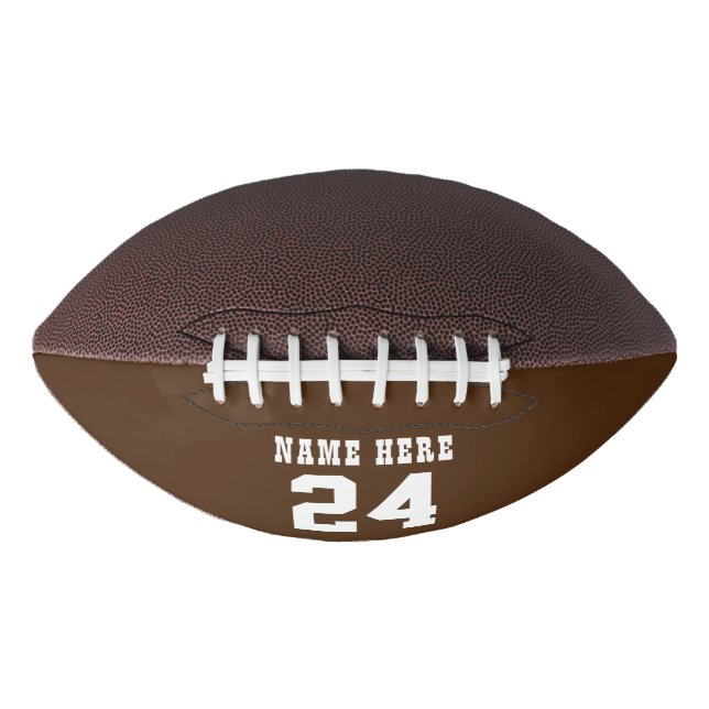 CUSTOM PERSONALIZE NUMBER NAME TYPOGRAPHY AMERICAN FOOTBALL (Front)