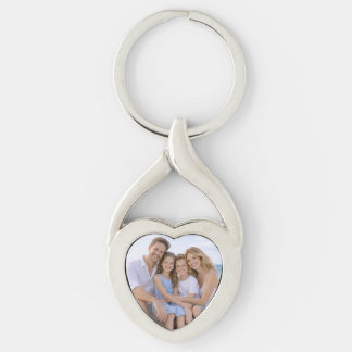 Custom Personalized Family Photo Key Ring