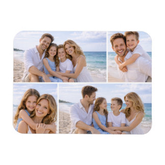 Custom Personalized Family Photo Magnet