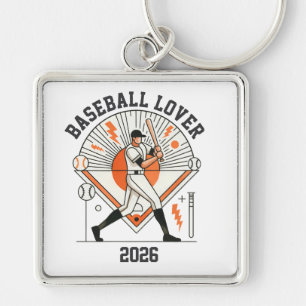 Custom Personalized Global Baseball 2026 Key Ring
