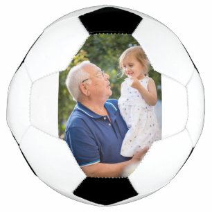 Custom Personalized Grandpa Photo Football