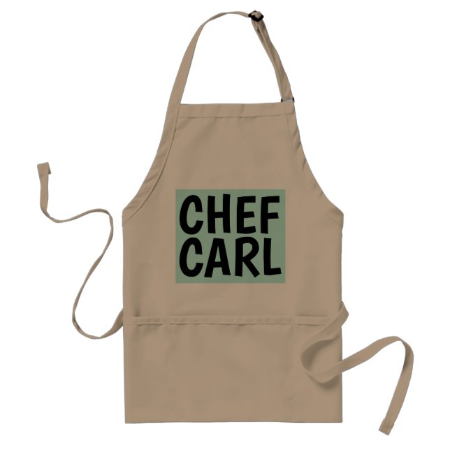 CUSTOM PERSONALIZED Men's DAD Kitchen Apron (Front)
