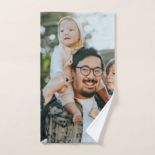 Custom Personalized Photo Hand Towel