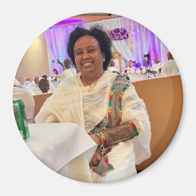 Custom Personalized Photo Magnet (Front)