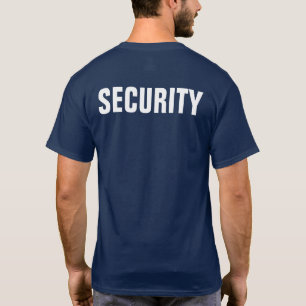 Custom Personalized Security T-Shirt