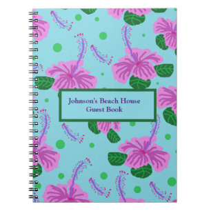 Custom Personalized Tropical Notebook Journal