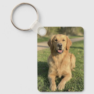 Custom Pet 2 Photo Dog Lover Keepsake Key Ring
