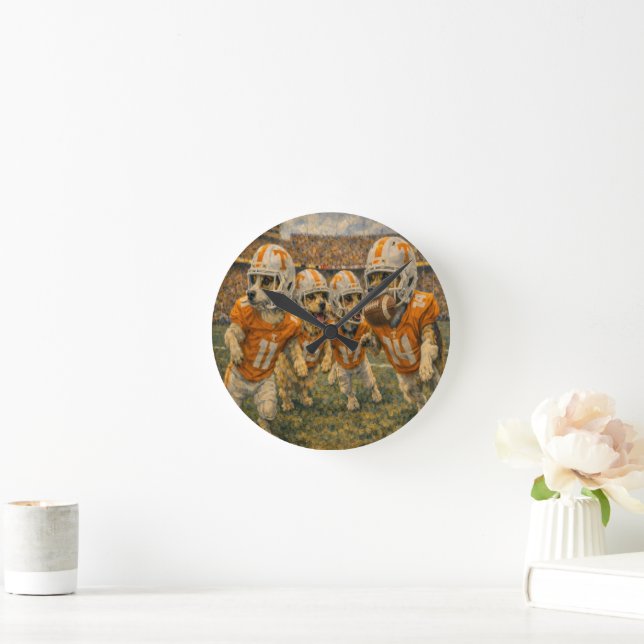 Custom Pet Art Acrylic Wall Clock – 10.75" Modern  (Home)