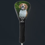 Custom Pet Beagle Dog Photo Personalised Golf Head Cover<br><div class="desc">Custom Pet Beagle Dog Photo Personalised Golf Head Cover . If desired,  replace the template photo of the Beagle with the photo of your own dog.</div>