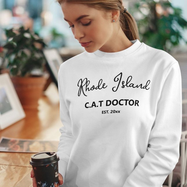 Custom Pet Cat Lover Script City Name Professional Sweatshirt (Creator Uploaded)