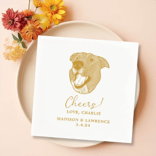 Custom  Pet Cocktail Napkins Wedding