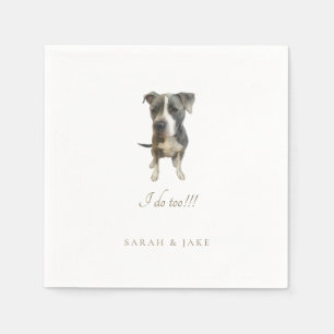 Custom Pet Custom Bruno Wedding Napkins