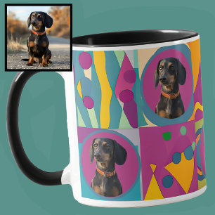 Custom Pet Dachshund or Your Photo Cute Dog Mom Mug