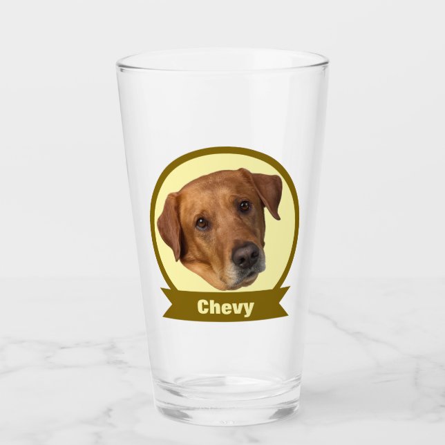 Custom Pet Design Glass (Front)