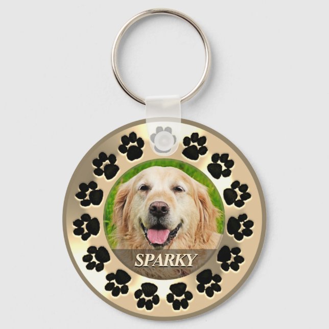 Custom Pet Dog Keychain (Front)