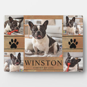 Custom Pet Dog Memorial Keepsake Photo Plaque