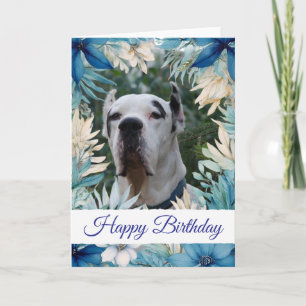 Custom pet (dog) photo and message card